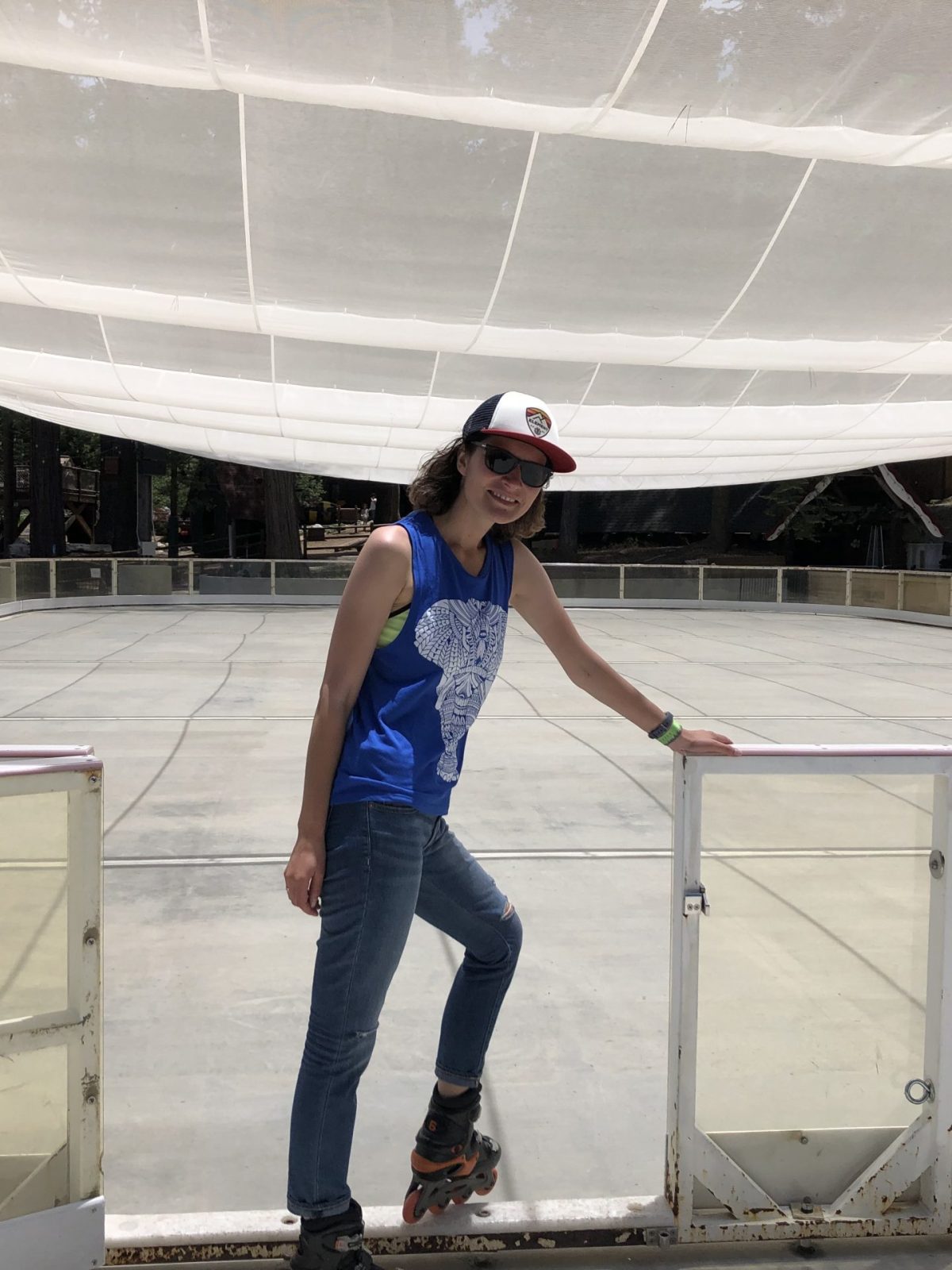 Inline skating Inline skating in Skyforest, CA